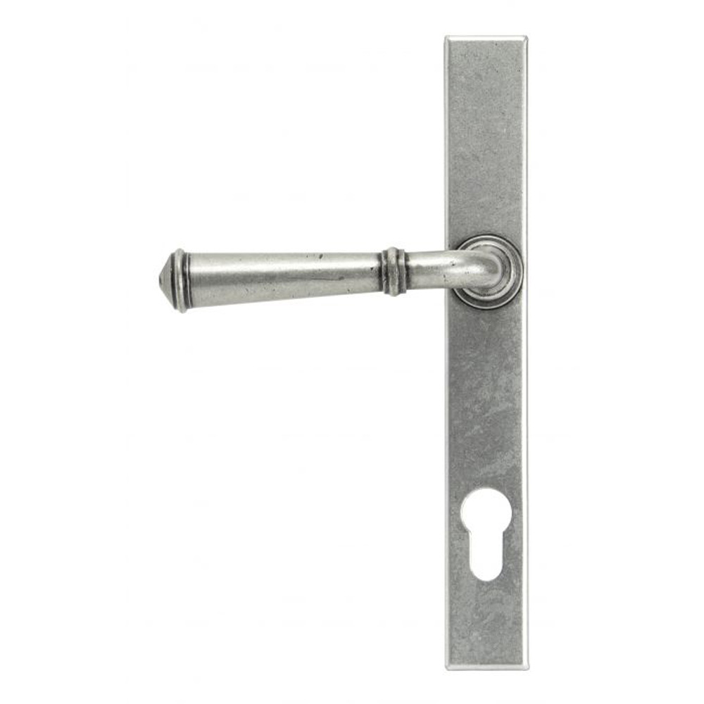 From the Anvil Regency Slimline Lever Espag. Lock Set - Pewter - (Sold in Pairs)